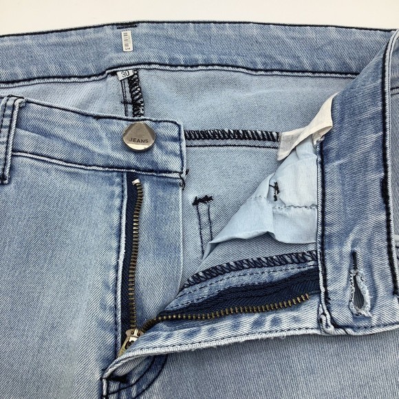 Marc Wenn Mens Denim Jeans Light Wash Size 30 - Picture 4 of 7